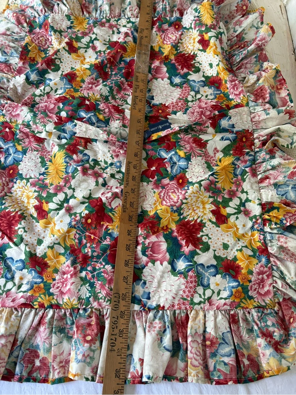 Vintage Ralph Lauren Pillow Shams set of 2 Thousand Flowers